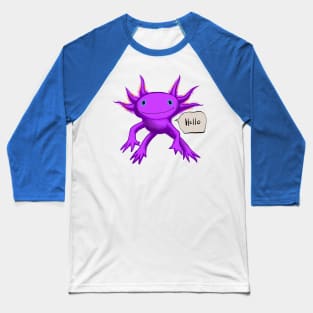 Happy Axolotl Baseball T-Shirt